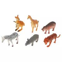 Фигурки Играем вместе Рассказы о животных: Животные Африки 270206, 6 шт
