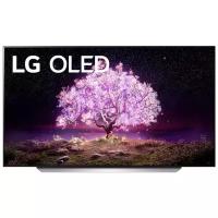 77" Телевизор LG OLED77C1RLA 2021, ванильный белый