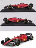 Машинка 1:18 Ferrari Racing w. helmet- 2022 Season Car #55