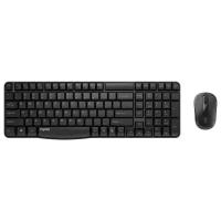 Комплект (клавиатура+мышь) Rapoo X1800S, USB, беспроводной, черный [18427]