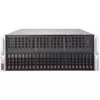 Сервер Supermicro SuperServer 4029GP-TRT3 без процессора/без ОЗУ/без накопителей/количество отсеков 2.5" hot swap: 24/4 x 500 Вт/LAN 10 Гбит/c