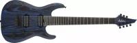 JACKSON PRO DK MODERN ASH HT7 BK BLU электрогитара, цвет синяя древесина