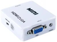 GCR Видео конвертер HDMI 1.3 -> VGA + jack 3.5 mm, 1080p 60Hz HDCP 1.4