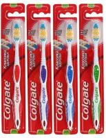 Зубная щетка Colgate Классик плюс, средней жесткости, микс