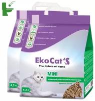 Eko Cat`s Mini древесный комкующийся наполнитель 2х10л