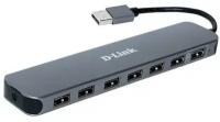 D-Link DUB-H7/E1A Концентратор с 7 портами USB 2.0 (1 порт с поддержкой режима быстрой зарядки)