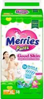 MERRIES Good Skin Трусики для детей размер XL 12-19 кг 38 шт