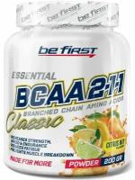 Be First BCAA 2:1:1 CLASSIC powder 200 гр (Цитрусовый микс)