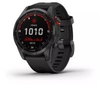 Умные часы Garmin Fenix 7X Solar серый с черным ремешком 51 мм (010-02541-01)