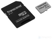 Micro SecureDigital 256Gb Transcend Class 10 TS256GUSD300S-A {MicroSDXC Class 10 UHS-I U3 SD adapte