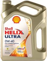 Синтетическое моторное масло SHELL Helix Ultra 0W-40 SP, 4 л, 1 шт