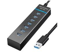 USB Hub разветвитель 7 портов USB 3.0 5 Гбит/с (USB концентратор)