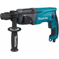 Перфоратор Makita HR2460, 780 Вт серый/зеленый