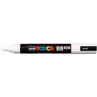 Uni Mitsubishi Pencil Маркер акриловый Posca PC-5M, 1 белый, 1 шт