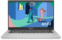 Ноутбук MSI Modern 14 C12M-240XRU Core i5 1235U 8Gb SSD512Gb Intel Iris Xe graphics 14" IPS FHD (1920x1080) Free DOS silver WiFi BT Cam