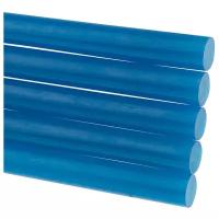 Синие клеевые стержни REXANT (Ø11 мм, 100 мм) из нетоксичной смолы, 6 шт