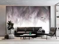 Фотообои 315х270 см Пальмовые листья (ветви пальмы) 3D обои флизелиновые в спальню, кухню, гостиную 18 (можно обрезать до 300х270, 300х250 см)