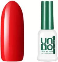 Гель лак для ногтей UNO Color Gel № 43, Scarlet, 8 мл