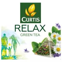 Чай зеленый Curtis Relax Green Tea в пирамидках