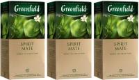 Чай зеленый Greenfield Спирит Мате 25 пакетов 3 штуки