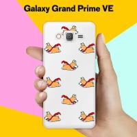 Силиконовый чехол на Samsung Galaxy Grand Prime VE Корги с шарфом / для Самсунг Галакси Гранд Прайм ВЕ Дуос