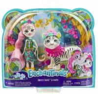 Enchantimals Белый тигр Тэдли Тигра с питомцем Tadley Tiger & Kitty Enchantimals, Mattel