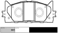 Колодки тормозные, передние (Старый CKT51) CTR GK1065