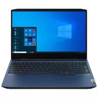 Ноутбук Lenovo IdeaPad Gaming 3 15IMH05 (Intel Core i5 10300H 2500MHz, 15.6", 1920x1080, 8GB, 512GB SSD, NVIDIA GeForce GTX 1650 Ti 4GB, Без ОС) 81Y40099RK blue