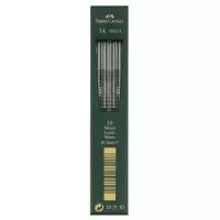 Faber-Castell Грифели для цанговых карандашей TK 9071, 2,0 мм, F, 10 шт