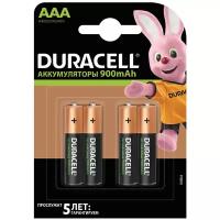 Аккумулятор DURACELL AAA/HR03-4BL 900mAh бл/4шт