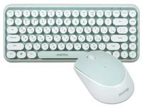 Беспроводной комплект клавиатура и мышь Smartbuy SBC-626376AG-M, мятно-белый