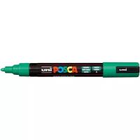 Uni Mitsubishi Pencil Маркер акриловый Posca PC-5M, 6 зеленый, 1 шт