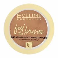 Бронзер для лица EVELINE FEEL THE BRONZE тон 02 chocolate cake