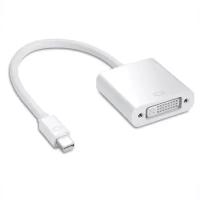 "Кабель-переходник для MacBook AIr / MacBook Pro / iMac / Mac Mini с Mini DP (MiniDisplay Port) на DVI для подключения дополнительного монитора, белый"