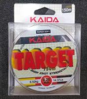 Леска рыболовная карповая Kaida Target 150 метров цвет - тёмный хамелеон 0.20мм/6.52кг