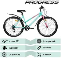 Велосипед 26" PROGRESS Ingrid Low RUS, цвет фисташковый, р. 17"