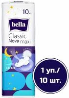 BELLA прокладки Classic Nova Maxi, 6 капель, 10 шт