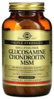 Solgar Triple Strength Glucosamine Chondroitin MSM 120 таб