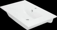 Умывальник мебельный Quadro 75 (Sanita Luxe), керамический, белый TOPPUS 0303.014