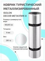 Коврик для активного отдыха и спорта Isolon Decor Металлик 8 мм, 180х60 см серый