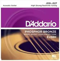D'Addario EJ38 H струны для 12-струнной акустической гитары