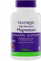 Биологически активная добавка Natrol High Absorption Magnesium 60 жеват. таб