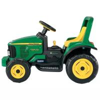 Peg-Perego Трактор John Deere Power Pull Tractor, зелeный