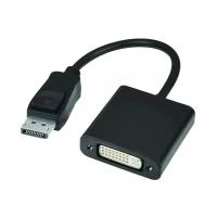 Видео адаптер Orient C307 DisplayPort на DVI M-F кабель 0.2 метра - чёрный