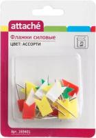 Attache Кнопки Флажки 169401 23.5 мм (25 шт.) ассорти 25 шт