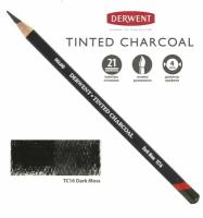 Карандаш угольный Derwent "Tinted Charcoal" TC16 Dark Moss (Зеленый мох)