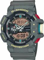 Наручные часы CASIO G-Shock GA-400PC-8A, черный, серый