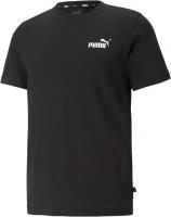 Футболка PUMA Essentials Small Logo Tee, размер L, черный