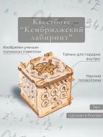 Головоломка для детей и взрослых, деревянный "Квестбокс: Кембриджский лабиринт"