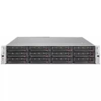 Сервер Supermicro SuperStorage 6029P-E1CR12H без процессора/без ОЗУ/без накопителей/количество отсеков 2.5" hot swap: 2/количество отсеков 3.5" hot swap: 12/LAN 10 Гбит/c